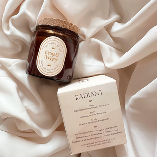 Radiant: Mahogany Ginger Candle 10 oz.