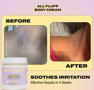 All Fluff Fragrance-Free Body Cream 4 oz./6 oz.