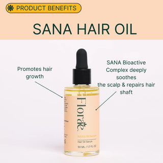 Florae Beauty SANA Hair Oil Serum 1.7 oz.