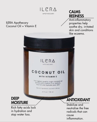 Coconut Oil + Vitamin E 8 oz.