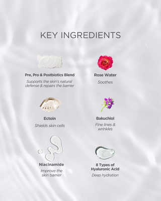 Rose Bubble Pre, Pro & Postbiotics Toner 5 oz.