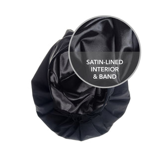 Classic Satin-Lined Shower Cap (available in 4 colors)