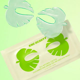 KNC Beauty All-Natural Cactus, Cucumber and Green Tea Eye Mask (5-Pack)