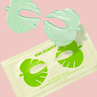 All-Natural Cactus, Cucumber and Green Tea Eye Mask (5-Pack)