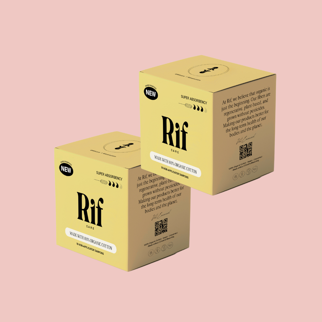 Shop Rif Care 100% Organic Cotton BPA-Free Super Tampons at AMP Beauty –  AMP Beauty LA