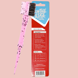 Light Pink Bandana Signature Edge Brush