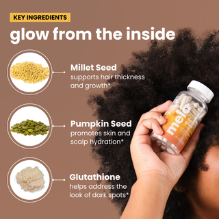 Daily Glow Vitamins For Glowing Skin & Healthy Hair 30 servings