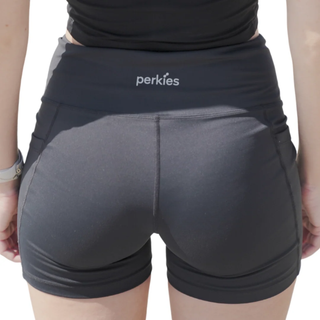 Perkies Sustainable High-Waisted Biker Shorts – Everyday Activewear