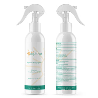 Espieve SPF 25 Mineral Body Spray Sunscreen 6 oz.