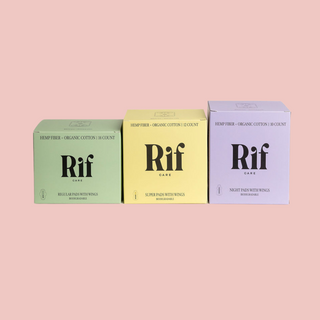 Hemp Organic Regular Pads with Wings