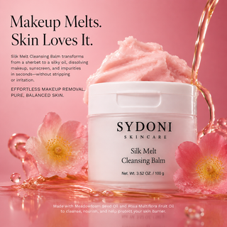 Sydoni Skin Silk Melt Cleansing Balm – Hydrating Makeup Remover & Oil Cleanser 3.52 oz.