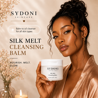 Sydoni Skin Silk Melt Cleansing Balm – Hydrating Makeup Remover & Oil Cleanser 3.52 oz.