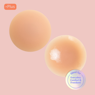 Bare it All - Reusable Round Silicone Nipple Covers (PLUS)