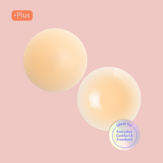 Bare it All - Reusable Round Silicone Nipple Covers (PLUS)